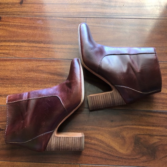 Madewell brown Sutton boots booties size 6 heels style 8637 - Picture 3 of 7